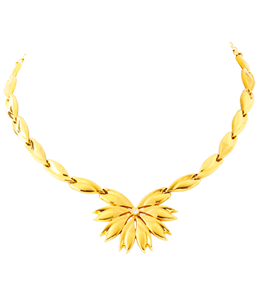 casting flower necklace